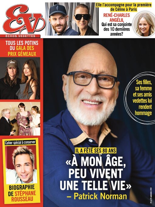 Cover image for Échos Vedettes